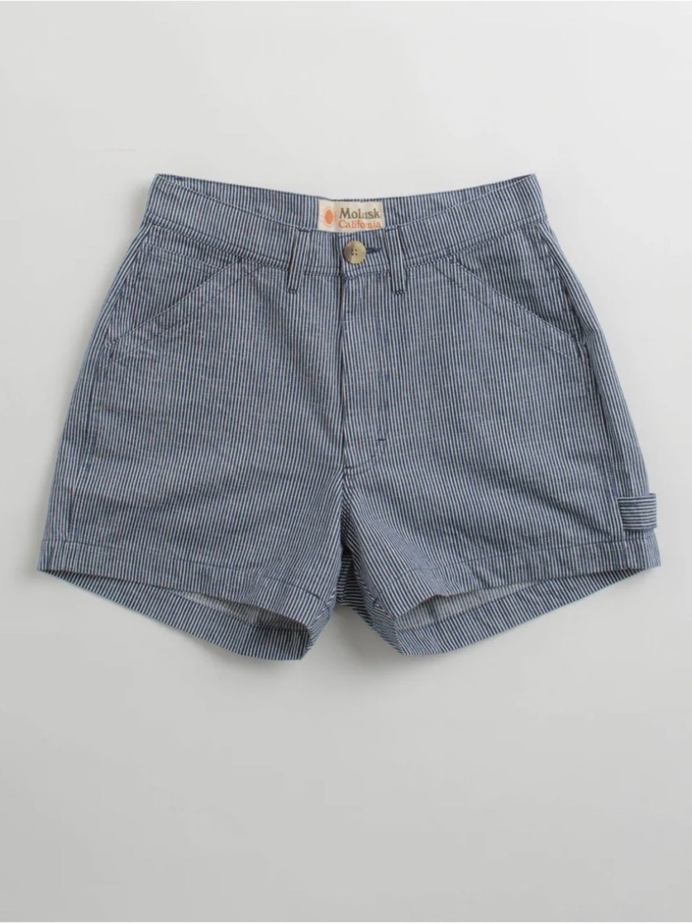 Mollusk women’s stripe painter shorts size small